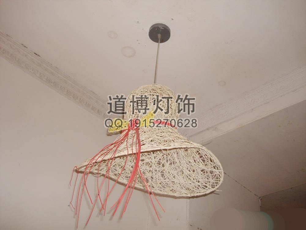 中山古鎮(zhèn)廠家定制手工編織意大利風(fēng)格創(chuàng)意藤藝吊燈