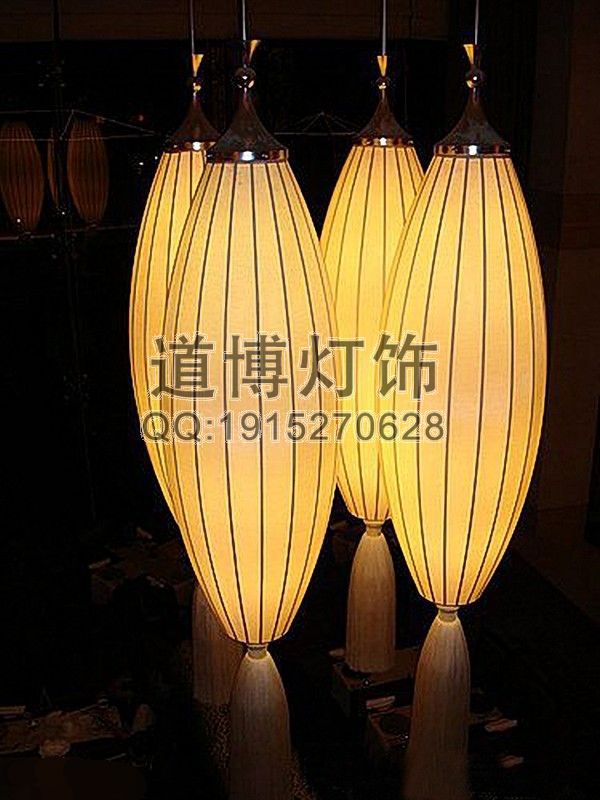 中山燈具廠(chǎng)家直銷(xiāo)酒吧咖啡廳裝飾布藝燈原始圖片2