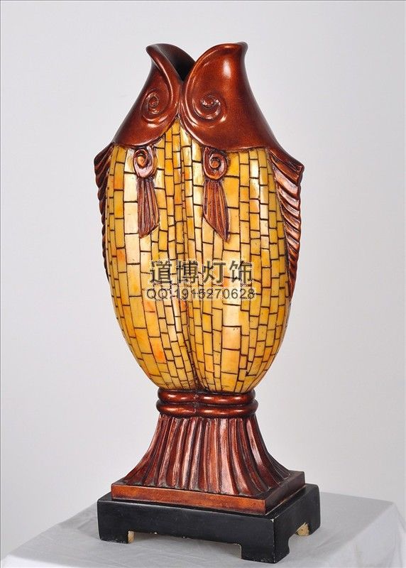 樹脂擺件 樹脂工藝品定制 金魚裝飾工藝品擺件原始圖片2