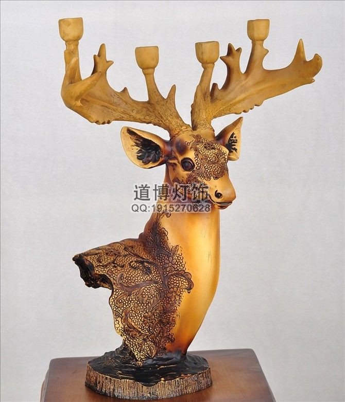 中山廠家定制樹脂掛飾工藝品 鹿角工藝品 裝飾掛件