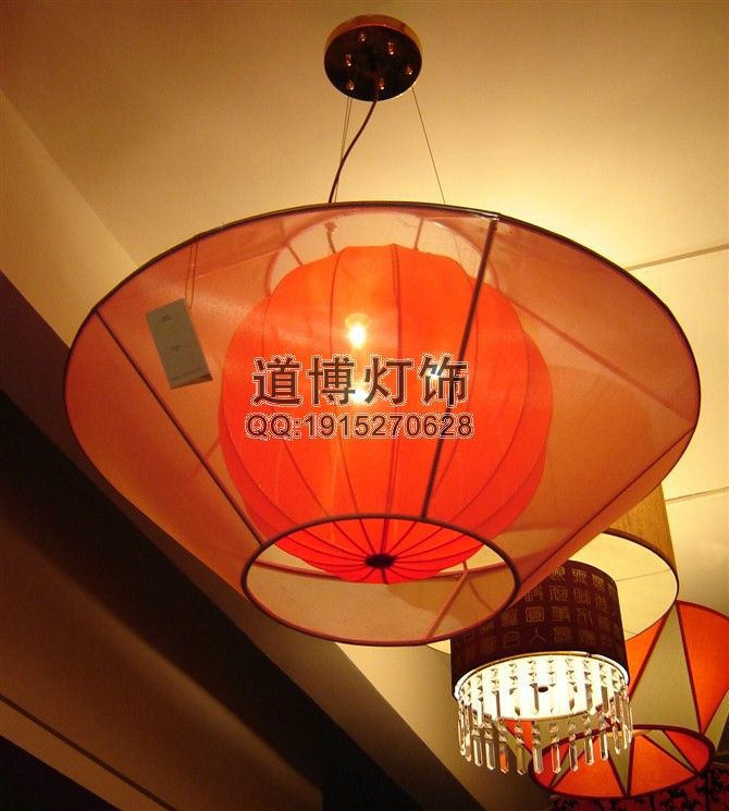 中山燈飾廠家專(zhuān)業(yè)定制餐廳布藝燈籠裝飾吊燈原始圖片2