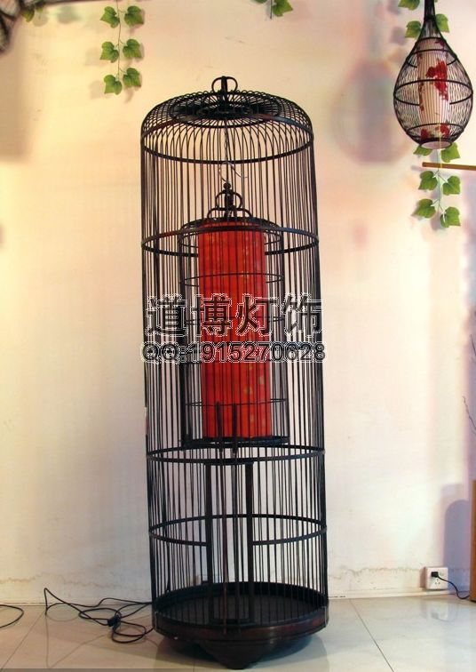 中山古鎮(zhèn)燈具廠家供應(yīng)創(chuàng)意裝飾鳥籠燈原始圖片2