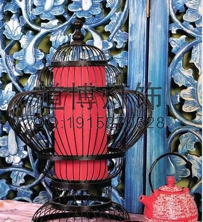中山古鎮(zhèn)燈具廠家定制歐式鐵藝臺燈
