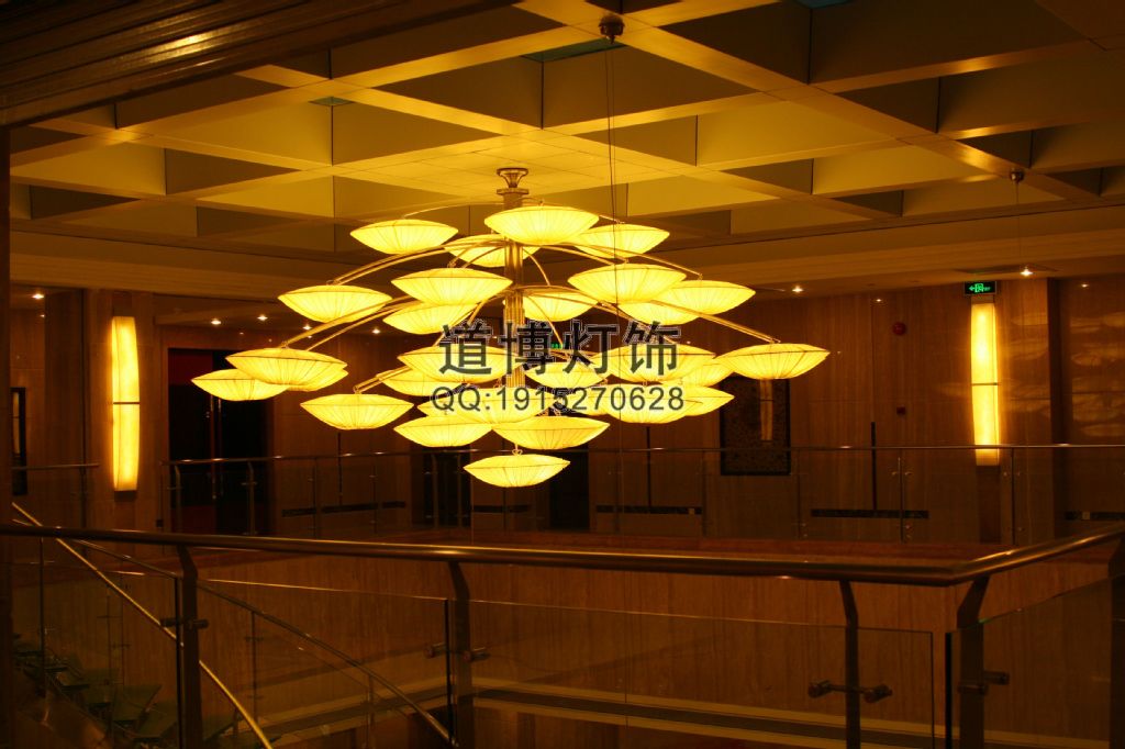 中山古鎮(zhèn)燈飾廠家專業(yè)定制酒店客房現(xiàn)代海洋布吸頂燈原始圖片2