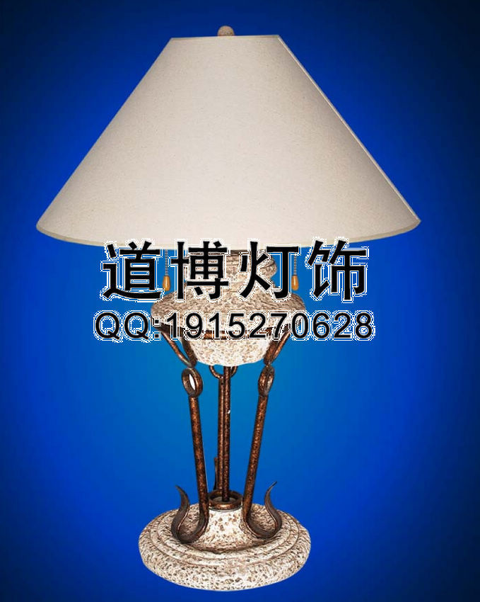廣東古鎮(zhèn)廠家批發(fā)外銷新款仿巖石臺燈原始圖片2