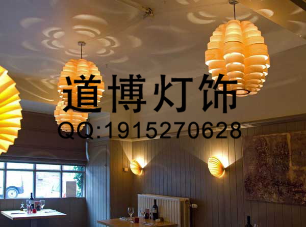 中山古鎮(zhèn)燈具廠家專業(yè)定制酒店餐廳東南亞風(fēng)格木皮壁燈