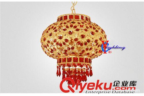 水晶燈籠批發 婚慶電動旋轉水晶宮廷燈籠 現貨供應燈籠YC-D12019
