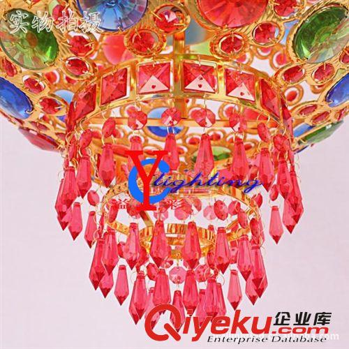 水晶燈籠批發 婚慶電動旋轉水晶宮廷燈籠 現貨供應燈籠YC-D12019