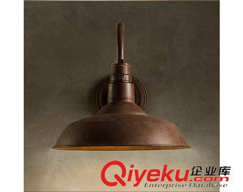 美式壁燈 院景觀燈飾 歐式壁燈創(chuàng)意鐵藝室外走廊酒吧陽臺墻壁燈原始圖片2