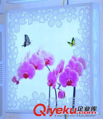 店慶促銷產(chǎn)品 亞克力花朵邊時(shí)尚LED吸頂燈 LED方形臥室燈