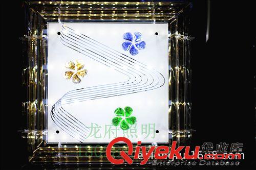 廠家批發(fā)【現(xiàn)貨供應】臥室房間燈 LED平板玻璃吸頂燈 一件起批