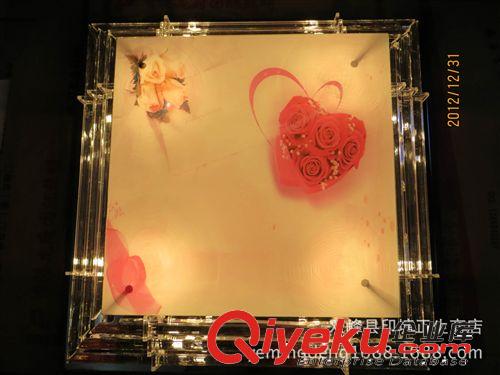 2013最暢銷簡約LED三角棒方玻璃臥室燈/貼片LED吸頂燈