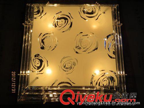 古鎮(zhèn)臥室燈廠家 LED玻璃臥室燈 三角棒臥吸頂燈