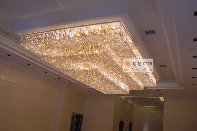 晴晴燈飾 客廳吸頂燈 長方形吸頂燈 歐式吸頂燈 酒店吸頂燈 8060