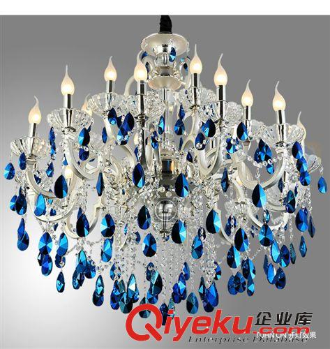 廠家直銷奢華鋅合金歐式水晶枝形吊燈原始圖片3