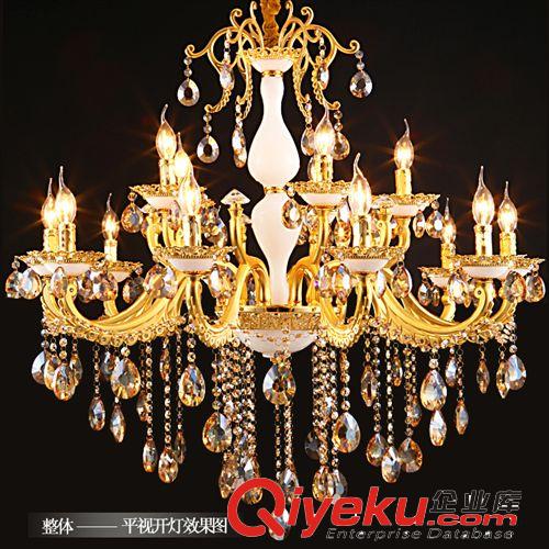 廠家低價(jià)批發(fā)豪華水晶枝形吊燈，客廳燈，酒店大廳燈原始圖片3