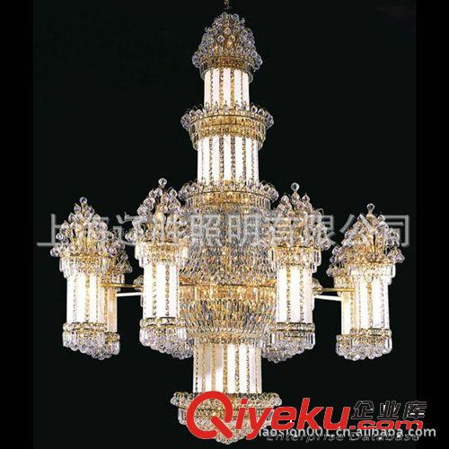 【古鎮(zhèn)燈飾】供應(yīng)高級酒店大堂奢華高貴水晶吊燈 品質(zhì)保證（圖）原始圖片2