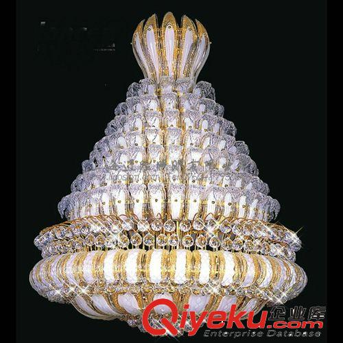 【古鎮(zhèn)燈飾】供應(yīng)高級酒店大堂奢華高貴水晶吊燈 品質(zhì)保證（圖）