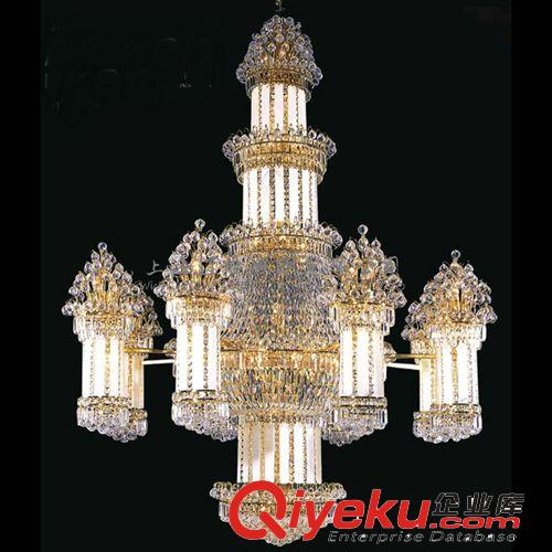 廠家供應(yīng)高級賓館、酒店大堂用奢華高貴工程水晶吊燈原始圖片3