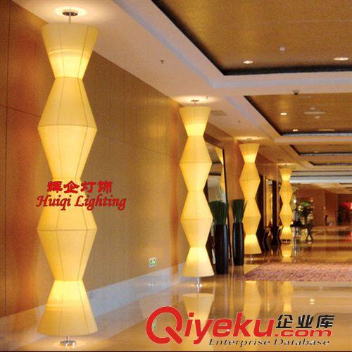 中山燈飾廠定制大型羊皮工程燈/酒店吸頂燈/中式長方形餐廳燈具