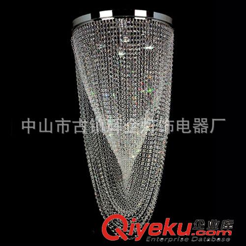中山古鎮(zhèn)廠家定做非標工程水晶大吊燈 復(fù)式樓客廳大吊燈