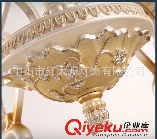 現代歐式水晶吊燈 樹脂水晶吊燈飾 大氣客廳吊燈 餐廳臥室吊燈原始圖片3