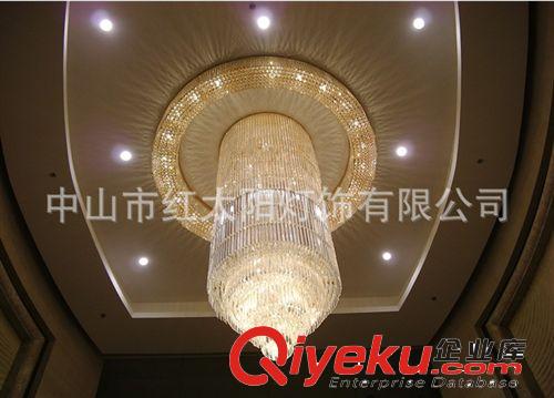 酒店工程歐式水晶吊燈 酒店奢華水晶吊燈 歐式水晶吊燈客廳燈原始圖片3