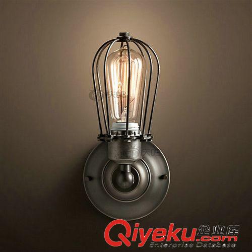 古鎮(zhèn)美式鄉(xiāng)村工業(yè)燈具 個(gè)xjb吧臺(tái)店鋪家居裝飾壁燈 鐵藝壁燈原始圖片2