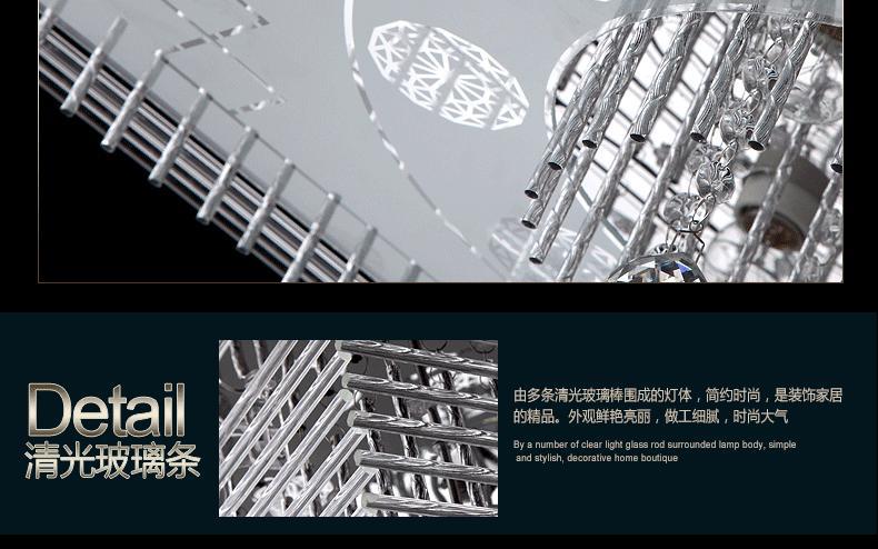 廠家批發客廳吸頂燈 LED水晶燈 臥室燈飾 水晶燈具現貨供應原始圖片2