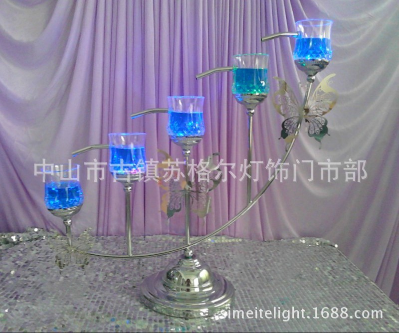 杯子 燭臺杯子克力杯子婚慶道具杯子 杯子時尚燭臺軟裝家居飾品原始圖片2