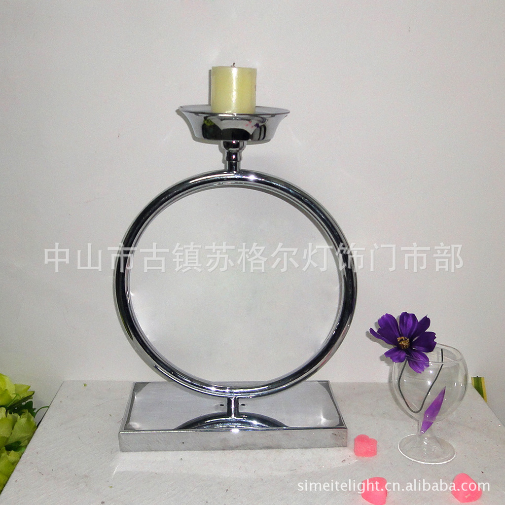 婚慶燭臺(tái) 鐵藝工藝品 燭臺(tái)工藝家居擺件 鐵藝飾品工藝擺件燭臺(tái)原始圖片2