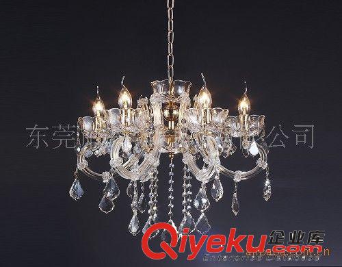 水晶吊燈  現代水晶燈 吊燈 燈飾bjqy之一蠟燭水晶燈原始圖片2