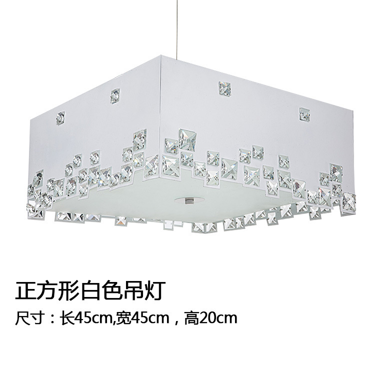 現代簡約圓形吸頂燈臥室水晶燈LED時尚客廳燈飾創意餐廳燈具原始圖片3