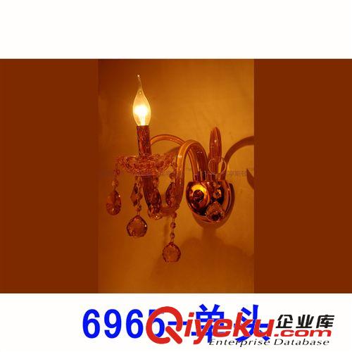 廠家批發客廳臥室壁燈水晶燈新蠟燭燈gd水晶壁燈6965-雙頭壁燈