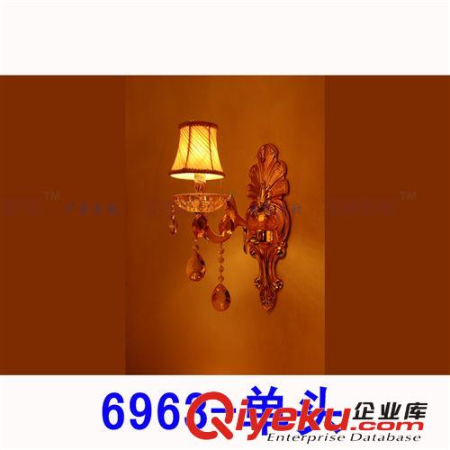 廠家批發客廳臥室壁燈水晶燈新蠟燭燈gd水晶壁燈6965-雙頭壁燈