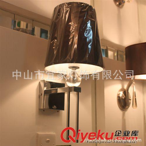 供應W058-1批發(fā)酒店壁燈 現(xiàn)代布藝客廳壁燈 古鎮(zhèn)廠家直銷工程壁燈原始圖片2