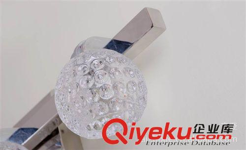 批發gd不銹鋼，大水晶罩LED節能型鏡前燈壁燈燈具燈飾型號7393.原始圖片3