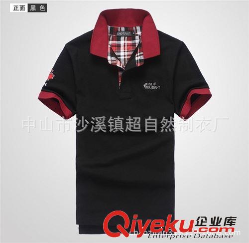 男士POLO衫  时尚外贸男式polo衫  涤纶亚码短袖可oem fob订做