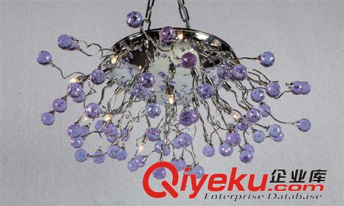水晶燈吊燈臥室客廳燈 簡(jiǎn)約現(xiàn)代餐廳燈具水晶燈飾 廠家批發(fā)原始圖片2