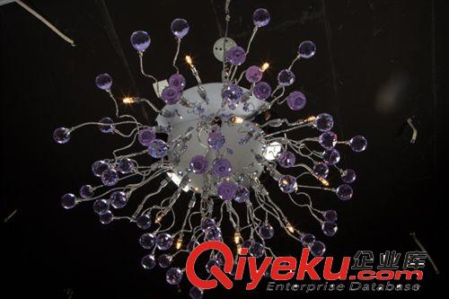 水晶燈吊燈臥室客廳燈 簡(jiǎn)約現(xiàn)代餐廳燈具水晶燈飾 廠家批發(fā)原始圖片3