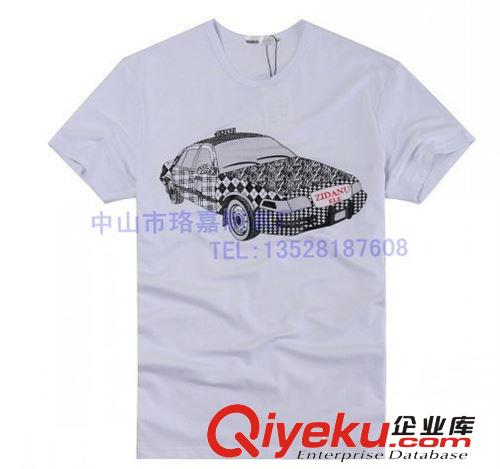 2013新款T-shirt  韓版潮流 簡約字母修身休閑短袖V領(lǐng)T恤