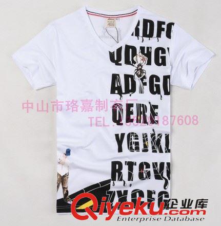 時(shí)尚男裝短袖2011新 韓版精品純棉T恤衫 領(lǐng)潮男T恤