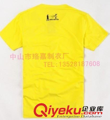 2013新款T-shirt  韓版潮流 簡約字母修身休閑短袖V領(lǐng)T恤原始圖片3