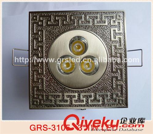 LED家居裝飾燈酒店工程燈 節(jié)能環(huán)保 高功率3W 鋅合金天花燈.原始圖片2
