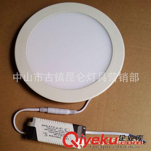 18w筒燈圓形220超薄筒燈led面板燈天花燈導光平板燈原始圖片2