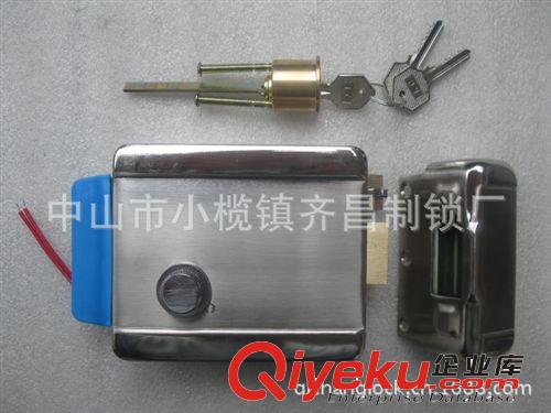 凱立德 LC 1073 單鎖頭 拉鎳 電鍍 滑輪 電控鎖 電鎖 左內開 1.2