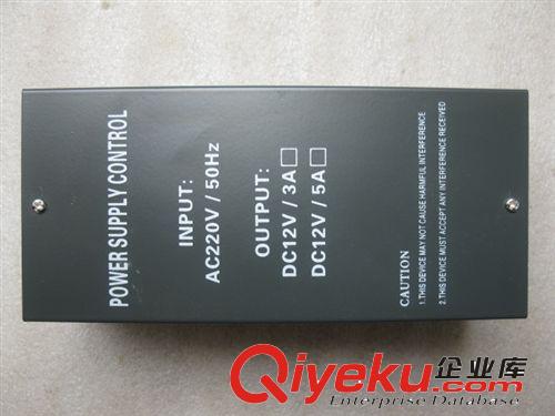 12V 3A 黑色 小電源箱 門禁電源 電鎖專用 不能放電池的原始圖片2