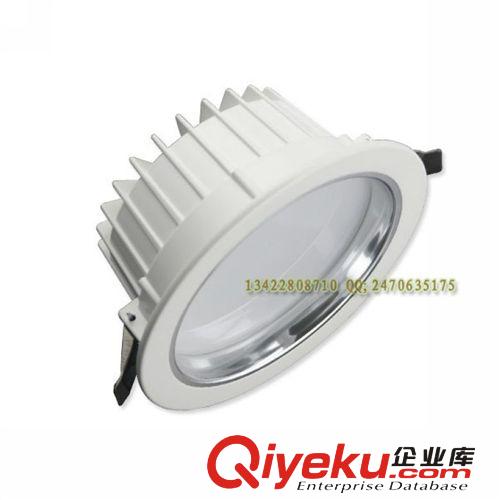 廠家批發LED天花筒燈外殼套件壓鑄噴白4寸7W大功率燈具配件原始圖片2