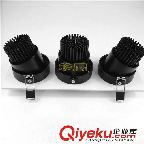 LED方形防眩光COB天花燈外殼配件 5W3頭高品質筒燈外殼套件燈具原始圖片3