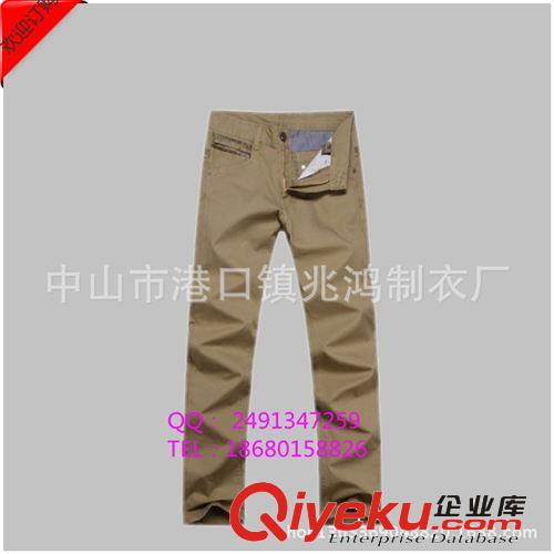 韓版衛褲定做/休閑直筒褲定做/刺繡印花薄款衛褲/來圖來樣定做原始圖片2